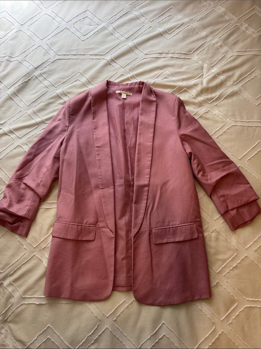 WOMEN'S DUSTY ROSE BLAZER